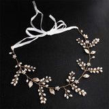 Rhinestone Pearls Leaves Flowers Hair Vine Wedding Hair Accessories