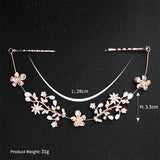 Rose Flower Crystal Headband Wedding Hair Ornaments
