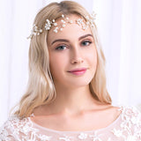Crystal Hair Vine Hairband Bridal Tiara Crown Pearl Bridal Headband