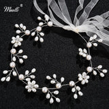 Crystal Hair Vine Hairband Bridal Tiara Crown Pearl Bridal Headband