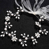 Crystal Hair Vine Hairband Bridal Tiara Crown Pearl Bridal Headband