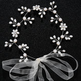 Crystal Hair Vine Hairband Bridal Tiara Crown Pearl Bridal Headband