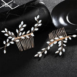 Crystal Wedding Hair Combs Bride Hair Jewelry Headdress