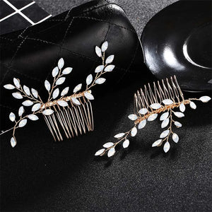 Crystal Wedding Hair Combs Bride Hair Jewelry Headdress