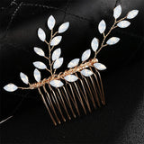 Crystal Wedding Hair Combs Bride Hair Jewelry Headdress