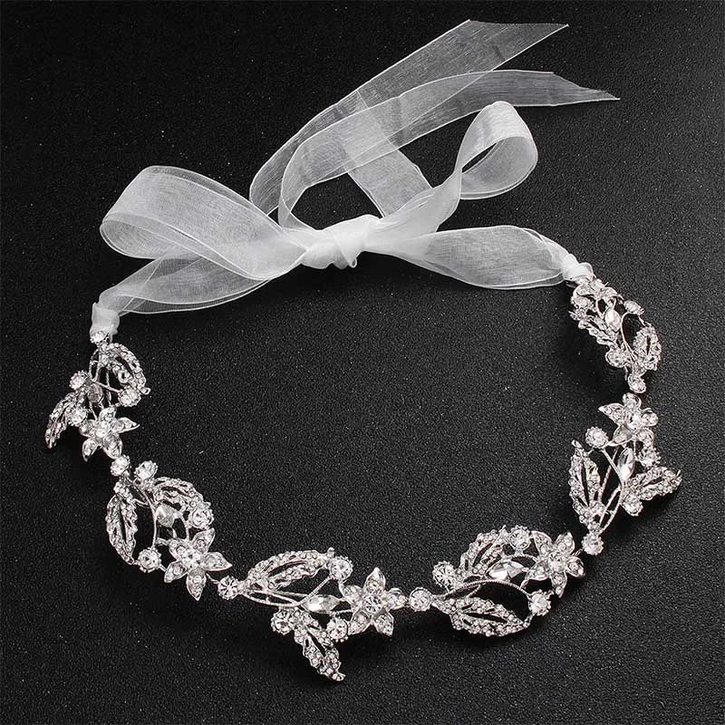 Crystal Alloy Headbands Wedding Hair Accessories Bridal Hair Vine