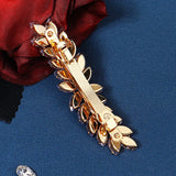 CZ Leaf Hair Clips Wedding Hair Jewelry