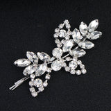 Clear Crystal Bridal Barrettes Wedding Hair Clips