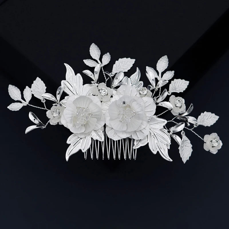 Crystal Hair Comb Clips for Women Jewelry Bride Headpiece