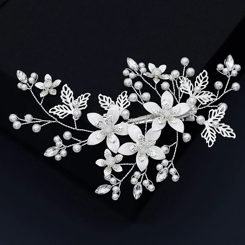 Crystal Hair Comb Clips for Women Jewelry Bride Headpiece