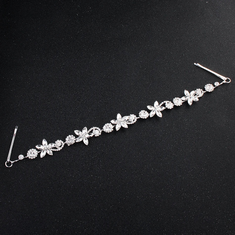 Crystal Alloy Wedding Headband Bridal Hair Ornaments