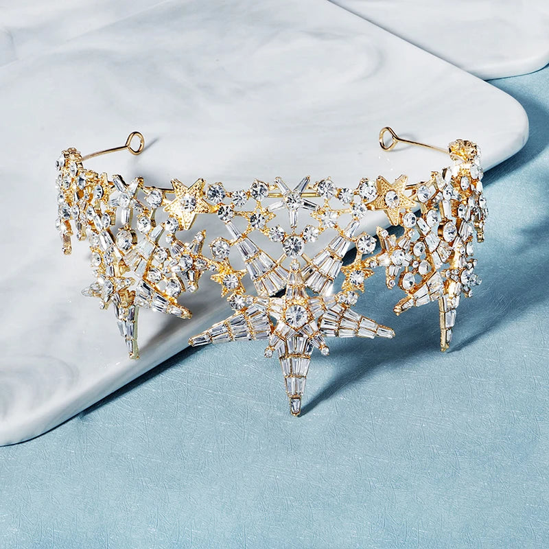 Crystal Crown Silver Tiaras and Crowns