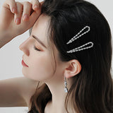 CZ Hair Clips Women Girls Hair Jewelry Hairpin