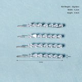 CZ Hair Clips Women Girls Hair Jewelry Hairpin