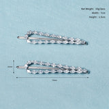 CZ Hair Clips Women Girls Hair Jewelry Hairpin