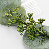 Green Leaves Wedding Hair Comb Bridal Hair Accessories