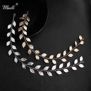 Leaves Wedding Hair Accessories Bridal Headbands Women Hair Vine Headpieces