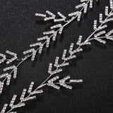 Silver Rhinestone Bridal Headband Tiara Crown
