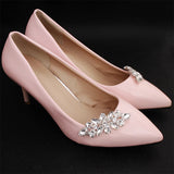 Bridal Shoe Buckle Rhinestone Wedding Women Shoes Clips High Heels Jewelry