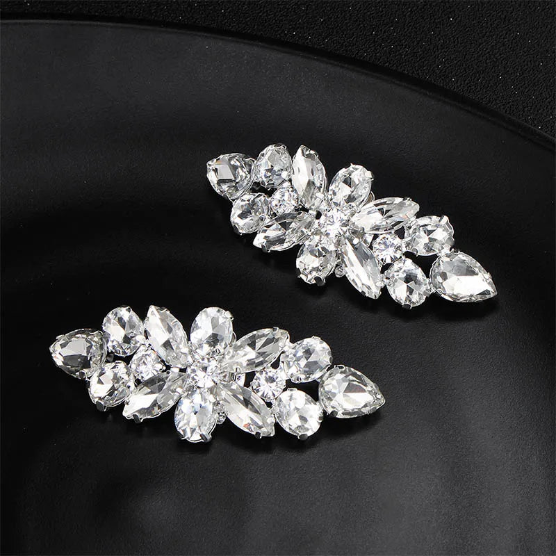 Bridal Shoe Buckle Rhinestone Wedding Women Shoes Clips High Heels Jewelry