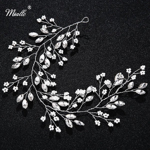 Flower Leaf Headbands Bridal Hair Vine Jewelry Hair Accessories