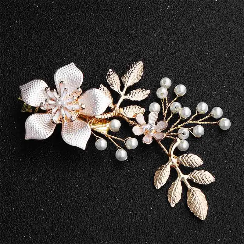 Flower Hair Clips Wedding Hair Ornaments Headpieces for Women