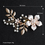 Flower Hair Clips Wedding Hair Ornaments Headpieces for Women
