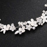 Crystal Flower Hair Vine Bridal Head Jewelry Accessories