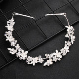 Crystal Flower Hair Vine Bridal Head Jewelry Accessories