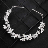 Crystal Flower Hair Vine Bridal Head Jewelry Accessories