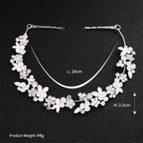 Crystal Flower Hair Vine Bridal Head Jewelry Accessories