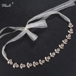 Metal Alloy Headbands Austrian Crystal Hair Jewelry Wedding Women Headpieces