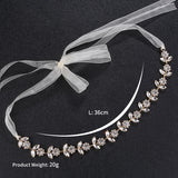 Metal Alloy Headbands Austrian Crystal Hair Jewelry Wedding Women Headpieces