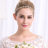 Metal Alloy Headbands Austrian Crystal Hair Jewelry Wedding Women Headpieces