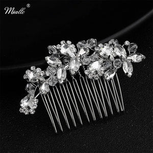Crystal Bridal Hair Comb Headpiece Wedding Hair Ornament
