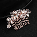 Crystal Bridal Hair Comb Headpiece Wedding Hair Ornament