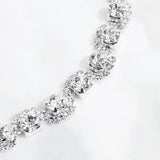 Wedding Long Hair Comb Silver Crystal Bridal Hair Accessories