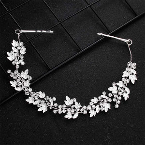 Crystal Alloy Leaves Hair Vine Bridal Head Ornaments