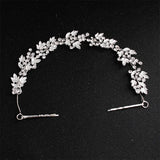 Crystal Alloy Leaves Hair Vine Bridal Head Ornaments
