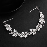 Crystal Alloy Leaves Hair Vine Bridal Head Ornaments