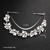Crystal Alloy Leaves Hair Vine Bridal Head Ornaments