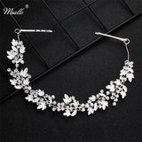 Crystal Alloy Leaves Hair Vine Bridal Head Ornaments
