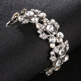 Crystal Wedding Women Jewelry Accessories Bride Bangle Party Bracelet