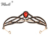 Rhinestone Crown Tiaras Hair Jewelry Women Party Headpiece