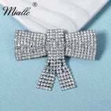 Rhinestone Hair Clips Silver Hairpins Party Jewelry Headwear