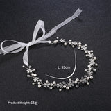 Pearl Flower Bridal Headband Wedding Hairband