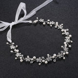 Pearl Flower Bridal Headband Wedding Hairband