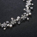 Pearl Flower Bridal Headband Wedding Hairband
