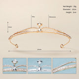 Bridal Rhinestone Crown Headband Wedding Hair Jewelry