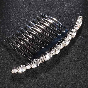 Bridal Clear Rhinestone Hairpins Wedding Hair Jewelry Accessories